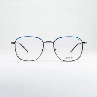 Metalowe oprawki męskie okrągłe polski producent liw lewant czarne metalowe modne oprawki męskie