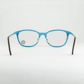 Metalowe oprawki damskie męskie prostokątne szare niebieskie oprawki okularowe indygo lekkie okulary