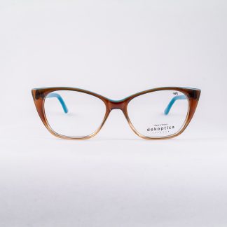 tanie okulary kocie oczy damskie oprawki do okularów do chodzenia brązowe turkusowe kolorowe polski producent