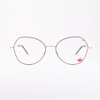 okulary damskie Indigo metalowe lekkie oprawki motyl czarne srebrne modne duże tarcze ciekawe oryginalne