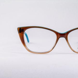 tanie okulary kocie oczy damskie oprawki do okularów do chodzenia brązowe turkusowe kolorowe polski producent