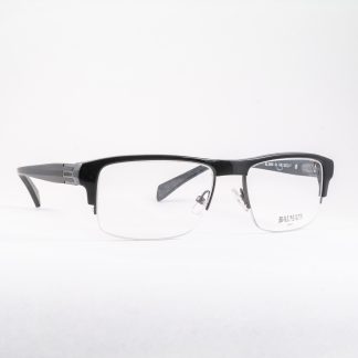 okulary męskie balmain oprawki plastikowe na żyłkę czarne modne wygodne lekkie markowe premium