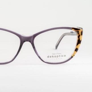 oprawki damskie kocie oczy ciekawe odważne okulary w cętki szylkret oryginalne polski producent Dekoptica Samantha