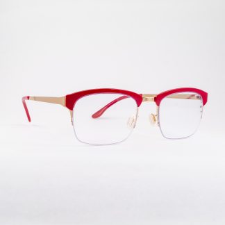 okulary damskie na żyłkę różowe oprawki pozłacane prostokątne do twarzy owalnej okrągłej duże szerokie lekkie