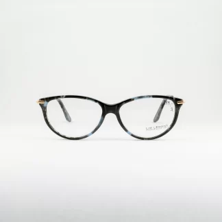 małe oprawki damskie kocie oczy okulary dla osób o drobnej twarzy ze złotymi zausznikami czarne błękitne polski producent