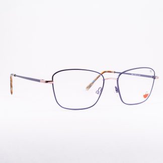 granatowe oprawki damskie kocie oczy metalowe cienkie lekkie okulary kobiece polska firma Indigo Adela c3