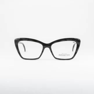 czarne okulary damskie kocie oczy oryginalne designerskie ciekawe oprawki do okularów modne dekoptica polski producent