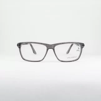 prostokątne oprawki męskie szare okulary korekcyjne liw lewant 4026P jasne lekkie zawias elastyczny flex