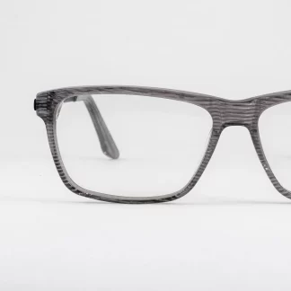 prostokątne oprawki męskie szare okulary korekcyjne liw lewant 4026P jasne lekkie zawias elastyczny flex