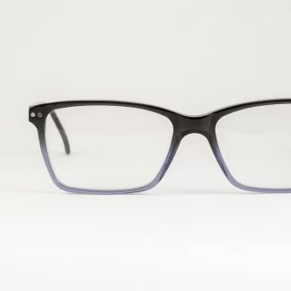 oprawki męskie prostokątne modne okulary ombre czarne niebieskie polski producent