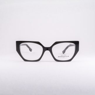 oprawki damskie kocie oczy male okulary dla drobnej twarzy polski producent dekoptica frame 189 czarne modne designerskie