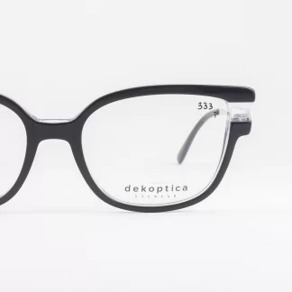 Plastikowe oprawki damskie motyl okulary dekoptica granatowe tworzywo sztuczne motyl