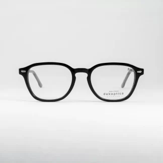 plastikowe damskie oprawki czarne dekoptica modne oprawki tanie