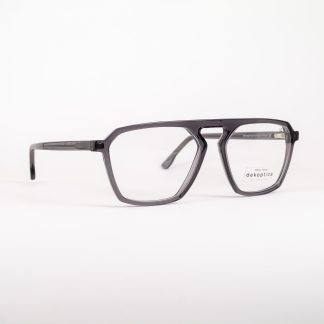 okulary polski producent nowoczesny design oooczy oprawki męskie Dekoptica oprawy awiator pilotki aviator szare grafitowe transparent modne okulary ciekawe nietypowy mostek minimal