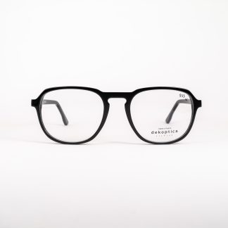 okulary polski producent nowoczesny design oooczy czarne oprawki męskie Dekoptica oprawy awiator pilotki aviator duże tarcze modne okulary ciekawe nietypowe minimalistyczne