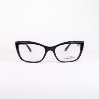oprawa damska kocie oko okulary czerne oooczy.pl oooczy dekoptica korekcyjne trendy modne lodz łódź optyk online