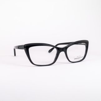 oprawa damska kocie oko okulary czerne oooczy.pl oooczy dekoptica korekcyjne trendy modne lodz łódź optyk online