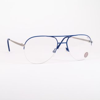 okulary oprawy męskie damskie unisex lodz optyk łódź aviator niebieskie żyłka techno indigo