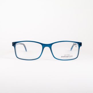 okulary męskie wytrzymałe klasyczne niebieskie oprawki Dekoptica zawias flex teleskopy oooczy ekonomiczne polski producent do czytania tanie do chodzenia