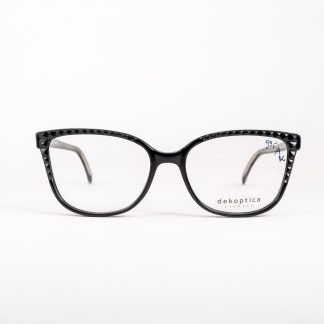 okulary tanie damskie czarne oprawki modne polski producent Dekoptica wysoka jakość oooczy optyk online okulary korekcyjne lodz