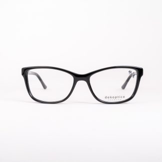 okulary tanie damskie czarne oprawki modne kocie oczy polski producent Dekoptica wysoka jakość oooczy optyk online okulary korekcyjne lodz