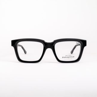 okulary męskie damskie nowoczesne czarne klasyczne oprawki modne kwadratowe wysoka jakość oprawki techno oprawa unisex z charakterem osobowość oooczy okulary korekcyjne online optyk Dekoptica