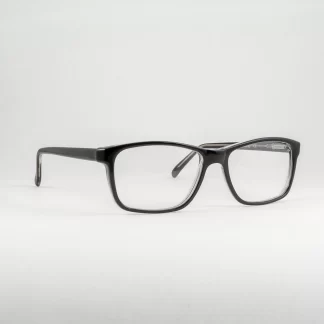 czarne okulary korekcyjne męskie prostokątne oprawki klasyczne tanie do 150 zł. polski producent Binokl