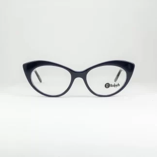 granatowe oprawki kocie oczy Bodyych wyraziste okulary damskie korekcyjne ekstrawaganckie eleganckie