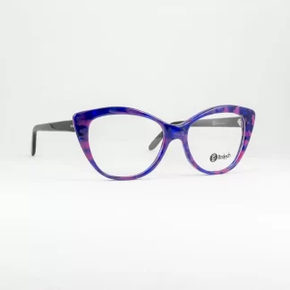 fioletowo różowe oprawki damskie kocie oczy Bodyych kolorowe wyraziste okulary korekcyjne polski design
