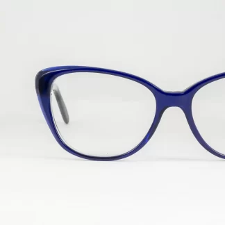 granatowe oprawki damskie Bodyych kocie okulary polskie ręcznie wykonane