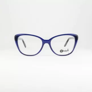 granatowe oprawki damskie Bodyych kocie okulary polskie ręcznie wykonane