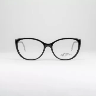 okulary korekcyjne oprawki damskie kocie oczy czarne klasyczne eleganckie oooczy oprawa Dekoptica polski producent tanio okazja promocje