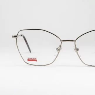 beżowo złote oprawki damskie kocie oczy subtelne okulary metalowe polski producent