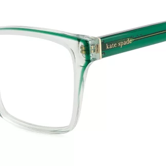 oprawki damskie Kate Spade CLAUDIE/G transparentne zielone kocie oczy nowoczesne okulary modne kobiece