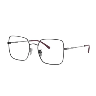 oprawki damskie Vogue VO4328-D 5149 rozmiar 54 kwadratowe metalowe okulary korekcyjne modne retro śliwkowe chłodne oprawki fioletowe