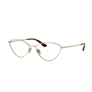 oprawki damskie vogue 4325 848 złote kocie okulary korekcyjne eleganckie kobiece